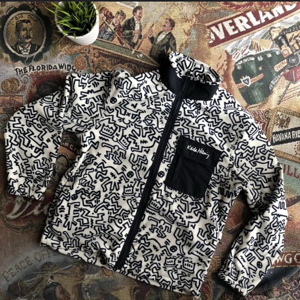 Keith Haring x H&M limited edition fleece sweater